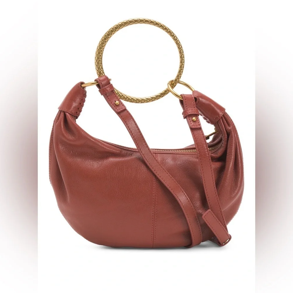 Leather Hobo Bracelet Bag